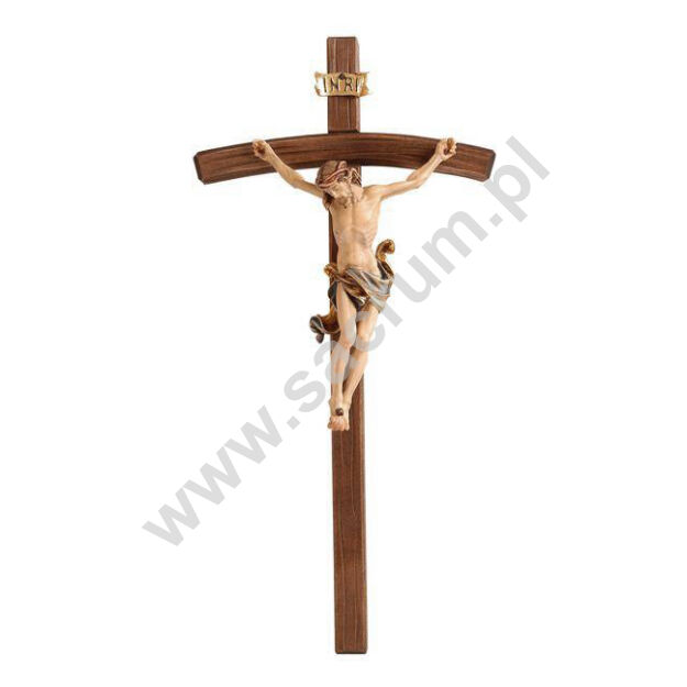 Drewniany Korpus Chrystusa na Krzyżu 32-704000 (color) - różne wielkości 