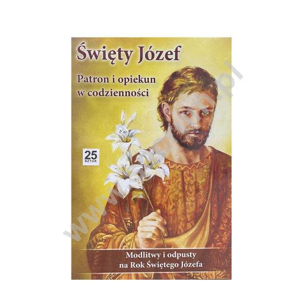 Obrazki / pocztówki ze św. Józefem, 10x15 cm , 100 szt, 020