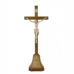 Krzyż ołtarzowy drewniany nr 9A, wysokość 65 cm