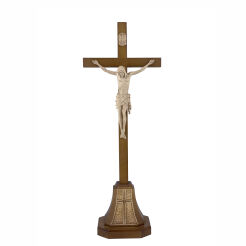 Krzyż ołtarzowy drewniany nr 9F, wysokość 47 cm