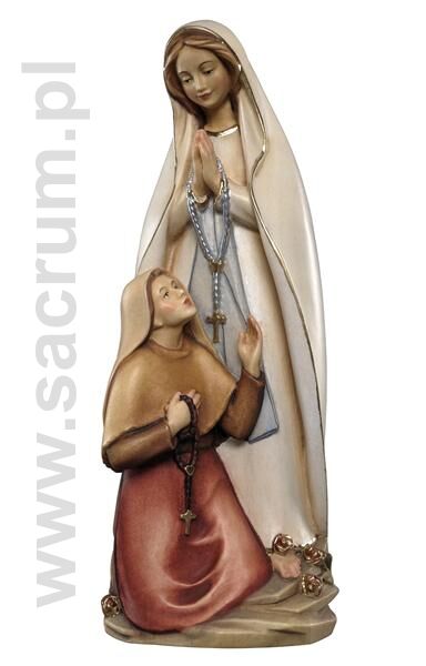 Matka Boża Lourdes z Bernadetą 32-152000 (color) - różne wielkości 