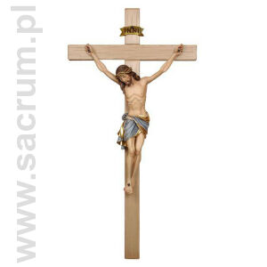Drewniany Korpus Chrystusa na Krzyżu 32-721000 (color) - różne wielkości 