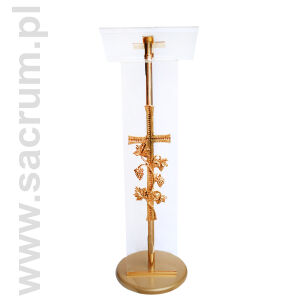 Pulpit wolnostojący, złocony, z płynnąregulacją wysokości 24-2039