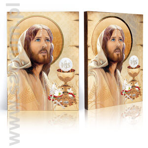 Pamiątka Sakramentu Pierwszej Komunii Świętej - Ikona Jezus Chrystus 3850