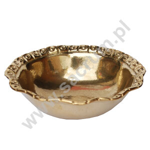 Lavabo mosiężne małe, misa do chrztu, śr. 13 cm 02-287