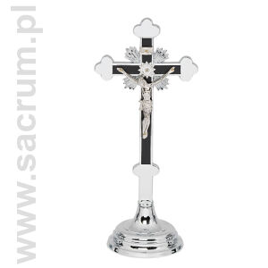 Krzyż stojący, tradycyjny, chrom, 02-121