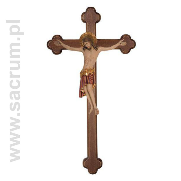 Drewniany Korpus Chrystusa na Krzyżu 32-740000 (color)- różne rozmiary