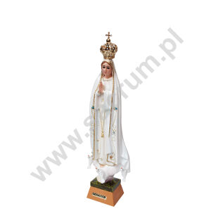 Oryginalna figura Matki Bożej Fatimskiej z Portugalii ze szklanymi oczami, wysokość 25 cm 1033