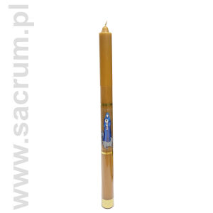 Świeca gromniczna woskowo - parafinowa 0,33w  wysokość 44 cm, średnica 3 cm
