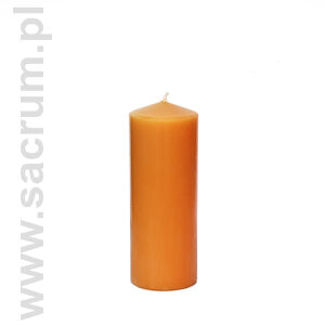 Naturalna świeca woskowo - parafinowa 0,3 kg, wysokość 15 cm, średnica 5,5 cm