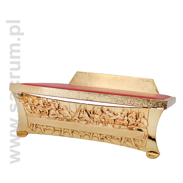 Pulpit złocony Ostatnia Wieczerza, wysokość 15,5 cm