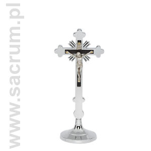 Krzyż stojący tradycyjny, chrom 02-080