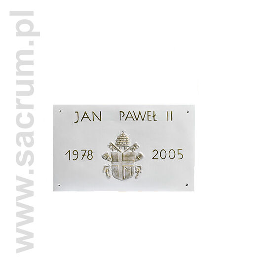 Tabliczka Święty Jan Paweł II 658B 31x19,5cm