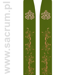 Stuła kapłańska haftowana "IHS" KST/413/01