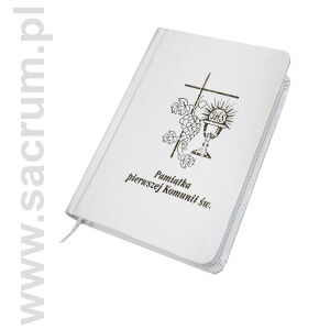 "Pamiątka Pierwszej Komunii Świętej" - książeczka do nabożeństwa - biała