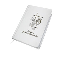 "Pamiątka Pierwszej Komunii Świętej" - książeczka do nabożeństwa - biała