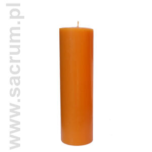 Naturalna świeca woskowo - parafinowa,  wysokość 40 cm, średnica 12 cm