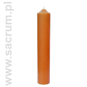 Naturalna świeca woskowo - parafinowa 1,35 kg -  wysokość 40 cm, średnica 7 cm