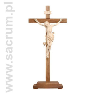 Drewniany Korpus Chrystusa na Krzyżu 32-708000 (natur) - różne wielkościal